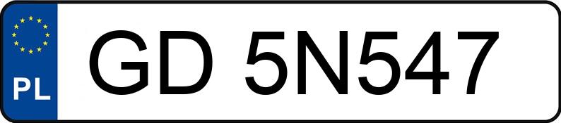 Numer rejestracyjny GD 5N547 posiada VOLVO P 164 - GD5N547 Numer rejestracyjny GD 5N547 posiada VOLVO P 164 - GD5N547