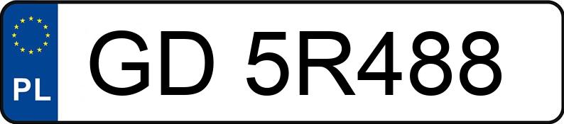 Numer rejestracyjny GD 5R488 posiada AUDI A6 LIMOUSINE - GD5R488