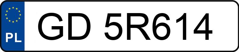 Numer rejestracyjny GD 5R614 posiada SKODA OCTAVIA - GD5R614