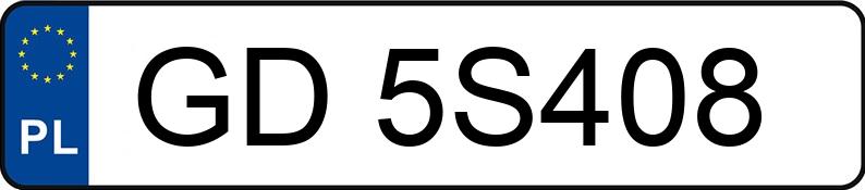 Numer rejestracyjny GD 5S408 posiada SKODA Superb III 2.0 TDI MR`20 E6d Style DSG - GD5S408