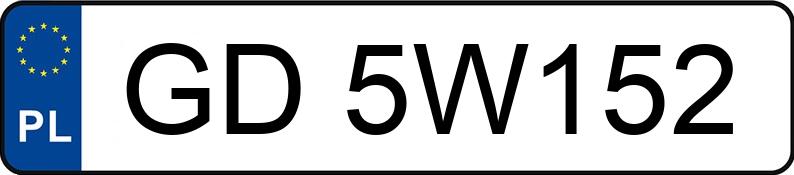 Numer rejestracyjny GD 5W152 posiada SKODA KAMIQ NW - GD5W152 Numer rejestracyjny GD 5W152 posiada SKODA KAMIQ NW - GD5W152