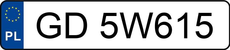 Numer rejestracyjny GD 5W615 posiada BMW 740D XDRIVE - GD5W615