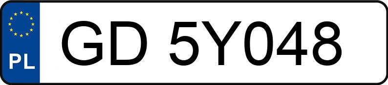 Numer rejestracyjny GD 5Y048 posiada BMW X3 - GD5Y048 Numer rejestracyjny GD 5Y048 posiada BMW X3 - GD5Y048