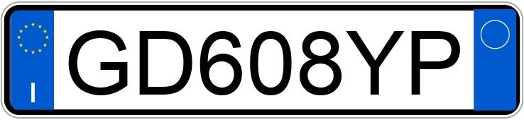 Pirat drogowy w pojeździe o numerach rejestracyjnych GD608YP
