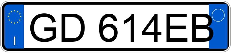 Numer rejestracyjny GD614EB posiada OPEL Corsa 6a serie