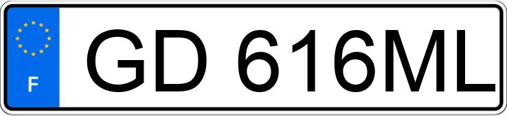 Numer rejestracyjny GD616ML posiada TOYOTA YARIS CROSS