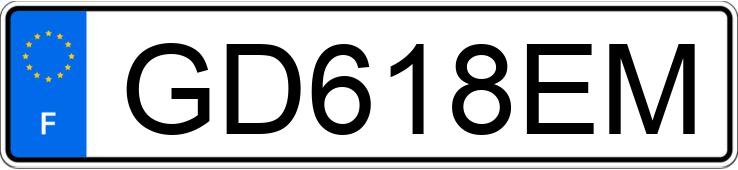 Numer rejestracyjny GD618EM posiada RENAULT MASTER III