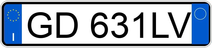 Numer rejestracyjny GD631LV posiada FIAT 500X