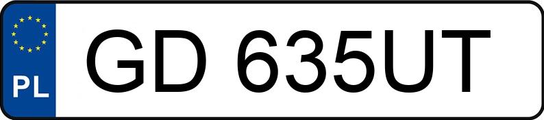 Numer rejestracyjny GD 635UT posiada BMW 525i 24V Kat. E34 525i 24V Kat. E34 - GD635UT Numer rejestracyjny GD 635UT posiada BMW 525i 24V Kat. E34 525i 24V Kat. E34 - GD635UT