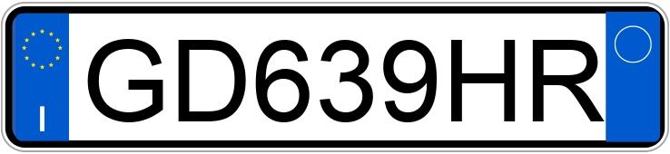 Numer rejestracyjny GD639HR posiada FIAT Punto 1a serie