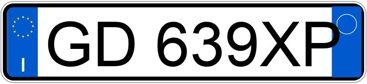 Numer rejestracyjny GD639XP posiada VOLKSWAGEN Golf 8a serie Numer rejestracyjny GD639XP posiada VOLKSWAGEN Golf 8a serie