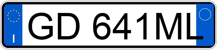 Numer rejestracyjny GD641ML posiada FIAT 500X