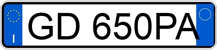 Numer rejestracyjny GD650PA posiada VOLKSWAGEN Golf 8a serie Golf 1.5 TGI DSG Style (96 kw)