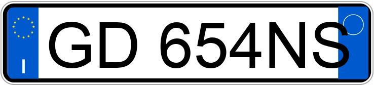 Numer rejestracyjny GD654NS posiada AUDI A3 4a serie Numer rejestracyjny GD654NS posiada AUDI A3 4a serie