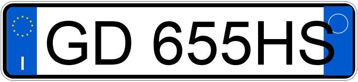 Numer rejestracyjny GD655HS posiada AUDI A1 2a serie