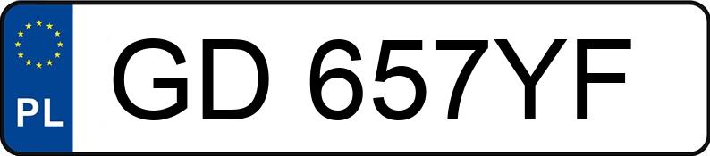 Numer rejestracyjny GD 657YF posiada AUDI Q8 MR`19 E6d 4M RS Tiptronic - GD657YF