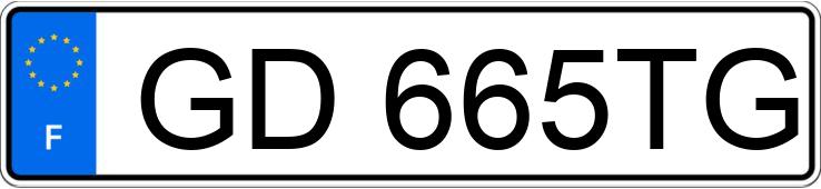 Numer rejestracyjny GD665TG posiada RENAULT TRAFIC P1200 D