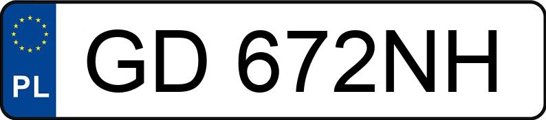 Numer rejestracyjny GD 672NH posiada BMW X3 - GD672NH