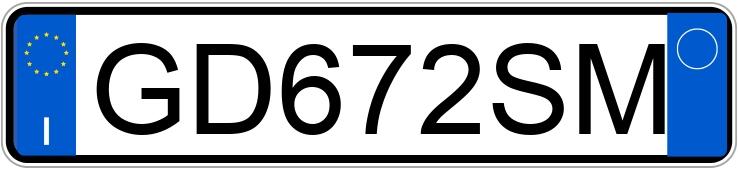 Numer rejestracyjny GD672SM posiada MERCEDES CLA S.Brake