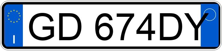 Numer rejestracyjny GD674DY posiada BMW X1 Numer rejestracyjny GD674DY posiada BMW X1