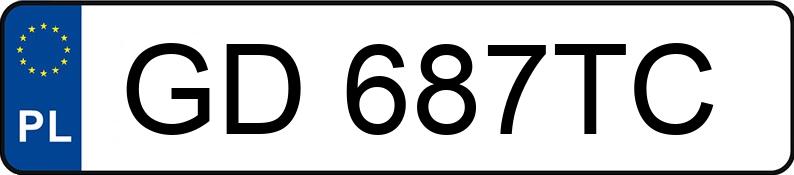 Numer rejestracyjny GD 687TC posiada BMW X1 SDRIVE18I - GD687TC