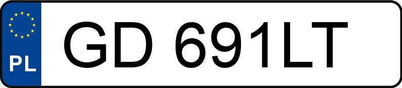 Il numero di registrazione GD 691LT ha PEUGEOT Partner HDI MR`08 E4 2.2t L2 Trendy - GD691LT
