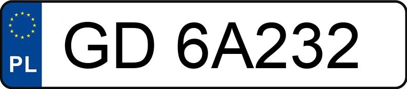Numer rejestracyjny GD 6A232 posiada TOYOTA PROACE - GD6A232