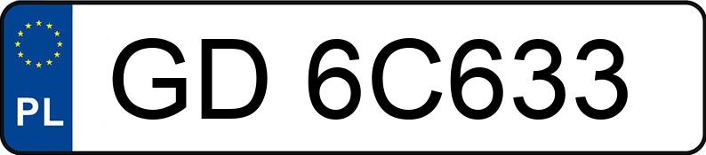 Numer rejestracyjny GD 6C633 posiada MERCEDES-BENZ A 220 MR`18 E6 177 - GD6C633