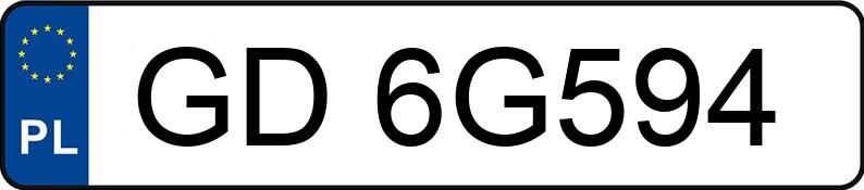 Numer rejestracyjny GD 6G594 posiada MERCEDES-BENZ SL 300 Kat. 129 SL 300 Kat. 129 - GD6G594