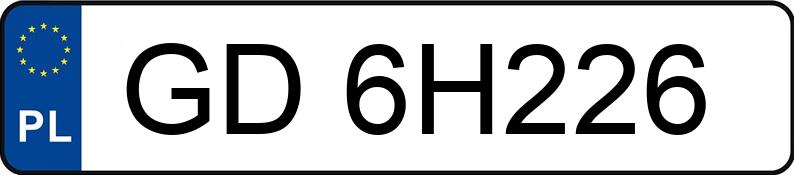 Numer rejestracyjny GD 6H226 posiada SKODA OCTAVIA - GD6H226 Numer rejestracyjny GD 6H226 posiada SKODA OCTAVIA - GD6H226