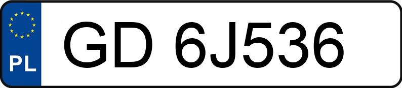 Numer rejestracyjny GD 6J536 posiada MAN 18.510 TGX E6 18.0t BLS(XLX) - GD6J536