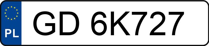 Реєстраційний номер GD 6K727 має SKODA Octavia II 1.6 TDI MR`09 E5 Active - GD6K727