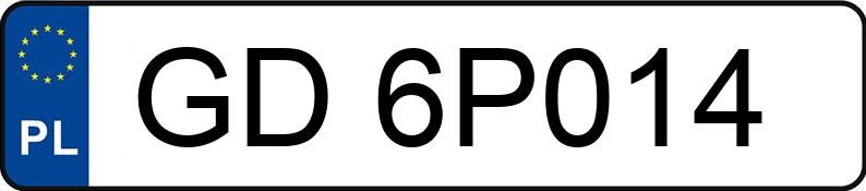 Numer rejestracyjny GD 6P014 posiada SKODA SCALA - GD6P014 Numer rejestracyjny GD 6P014 posiada SKODA SCALA - GD6P014