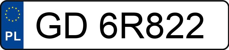 Numer rejestracyjny GD 6R822 posiada CITROEN C4 1.6I 16V - GD6R822