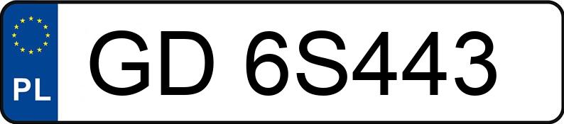 Numer rejestracyjny GD 6S443 posiada CUPRA TERRAMAR - GD6S443