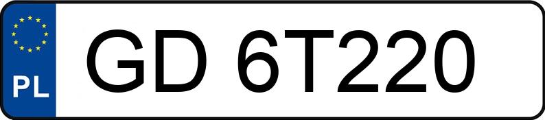 Numer rejestracyjny GD 6T220 posiada AUDI A7 - GD6T220 Numer rejestracyjny GD 6T220 posiada AUDI A7 - GD6T220