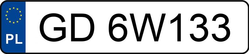 Numer rejestracyjny GD 6W133 posiada CITROEN C4 PICASSO - GD6W133