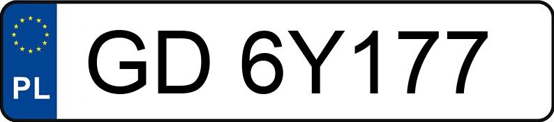 Numer rejestracyjny GD 6Y177 posiada TOYOTA TOYOTA C-HR - GD6Y177 Numer rejestracyjny GD 6Y177 posiada TOYOTA TOYOTA C-HR - GD6Y177