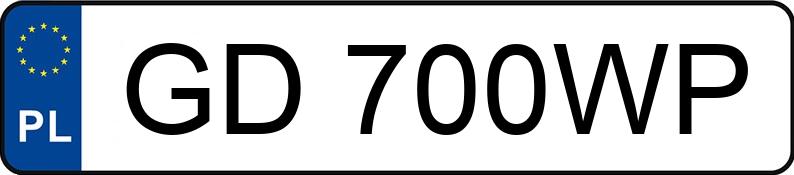 Numer rejestracyjny GD 700WP posiada FSO-WARSZAWA WARSZAWA M20 - GD700WP