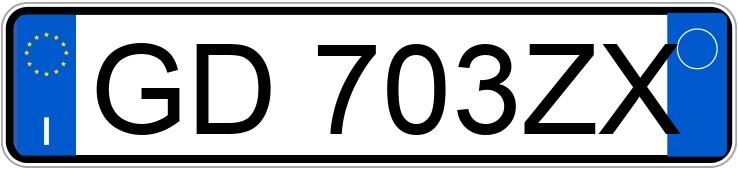 Numer rejestracyjny GD703ZX posiada FORD Puma Numer rejestracyjny GD703ZX posiada FORD Puma