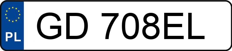 Numer rejestracyjny GD 708EL posiada HYUNDAI I30CW - GD708EL