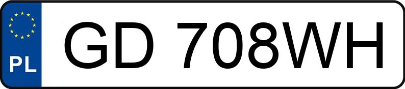 Numer rejestracyjny GD 708WH posiada RENAULT MEGANE - GD708WH Numer rejestracyjny GD 708WH posiada RENAULT MEGANE - GD708WH