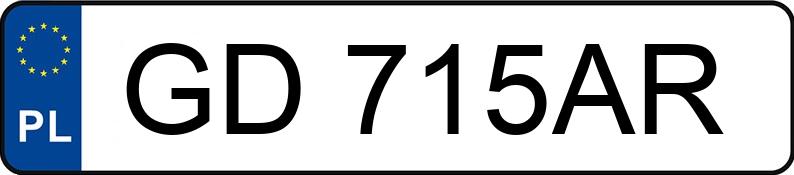 Numer rejestracyjny GD 715AR posiada FIAT PUNTO - GD715AR