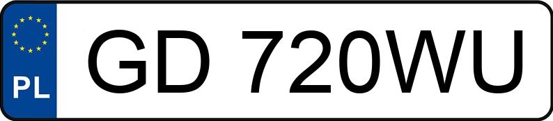 Numer rejestracyjny GD 720WU posiada VOLKSWAGEN PASSAT - GD720WU