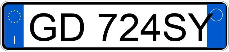 Numer rejestracyjny GD724SY posiada CITROEN C3 3a serie Numer rejestracyjny GD724SY posiada CITROEN C3 3a serie