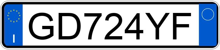 Numer rejestracyjny GD724YF posiada AUDI A5 2a serie