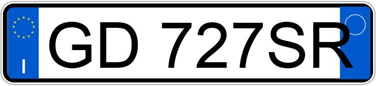 Numer rejestracyjny GD727SR posiada BMW Serie 6 G.T.