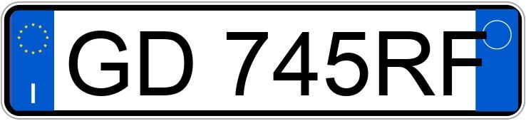 Numer rejestracyjny GD745RF posiada AUDI Q5 1a serie