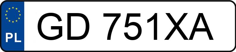 Numer rejestracyjny GD 751XA posiada HYUNDAI I30 - GD751XA