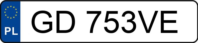 Numer rejestracyjny GD 753VE posiada RENAULT CLIO - GD753VE Numer rejestracyjny GD 753VE posiada RENAULT CLIO - GD753VE